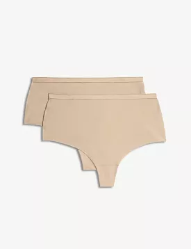 2pk Light Control No-VPL Thong