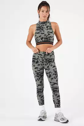 Active Abstract Print Leggings