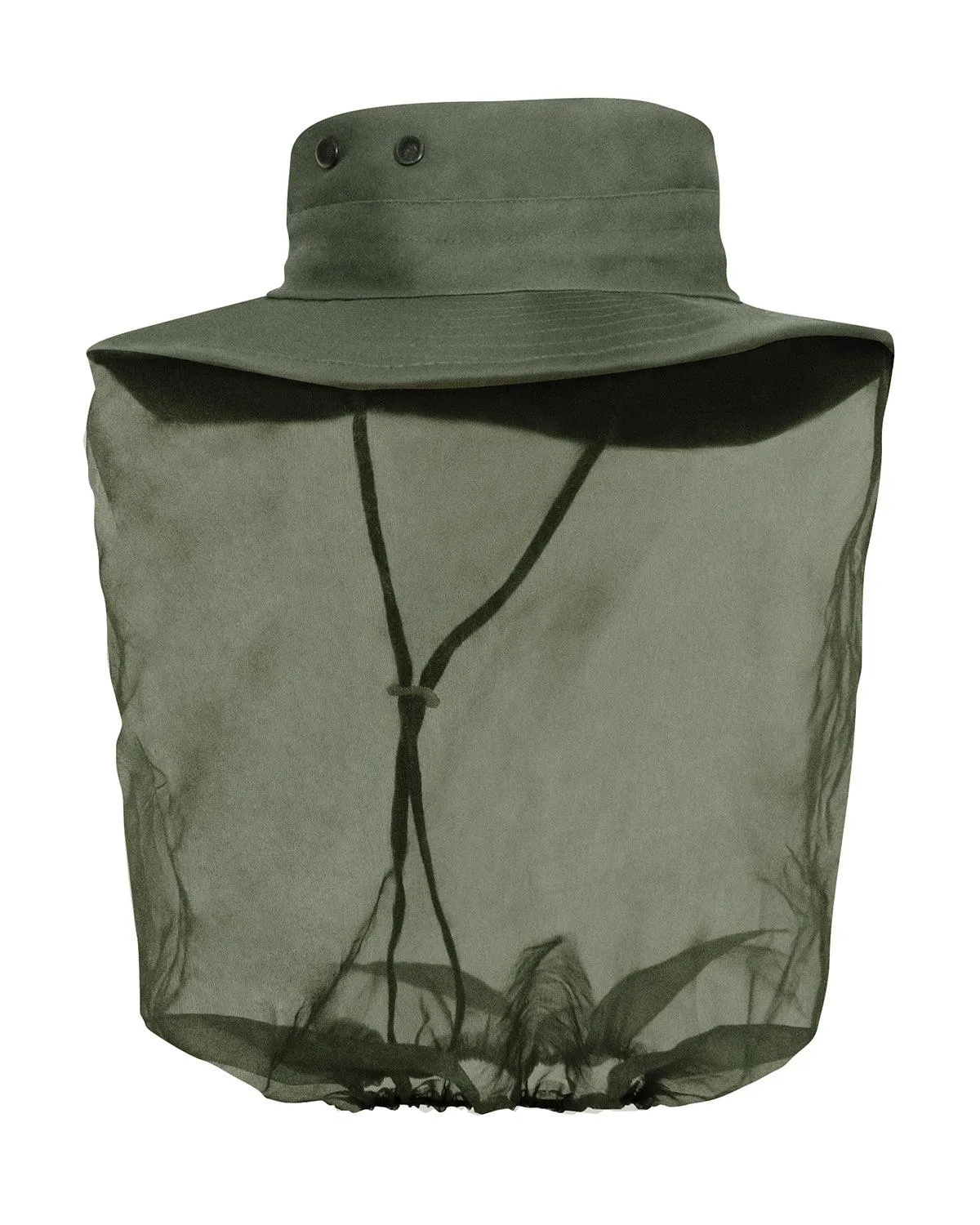 Adjustable Boonie Hat With Mosquito Netting - Olive Drab