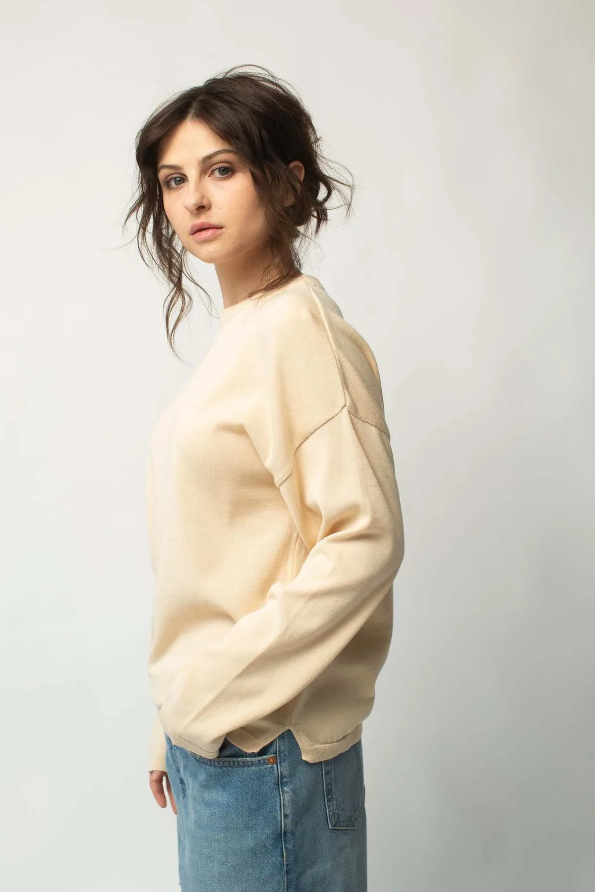 Biba Crewneck Sweater - Cream