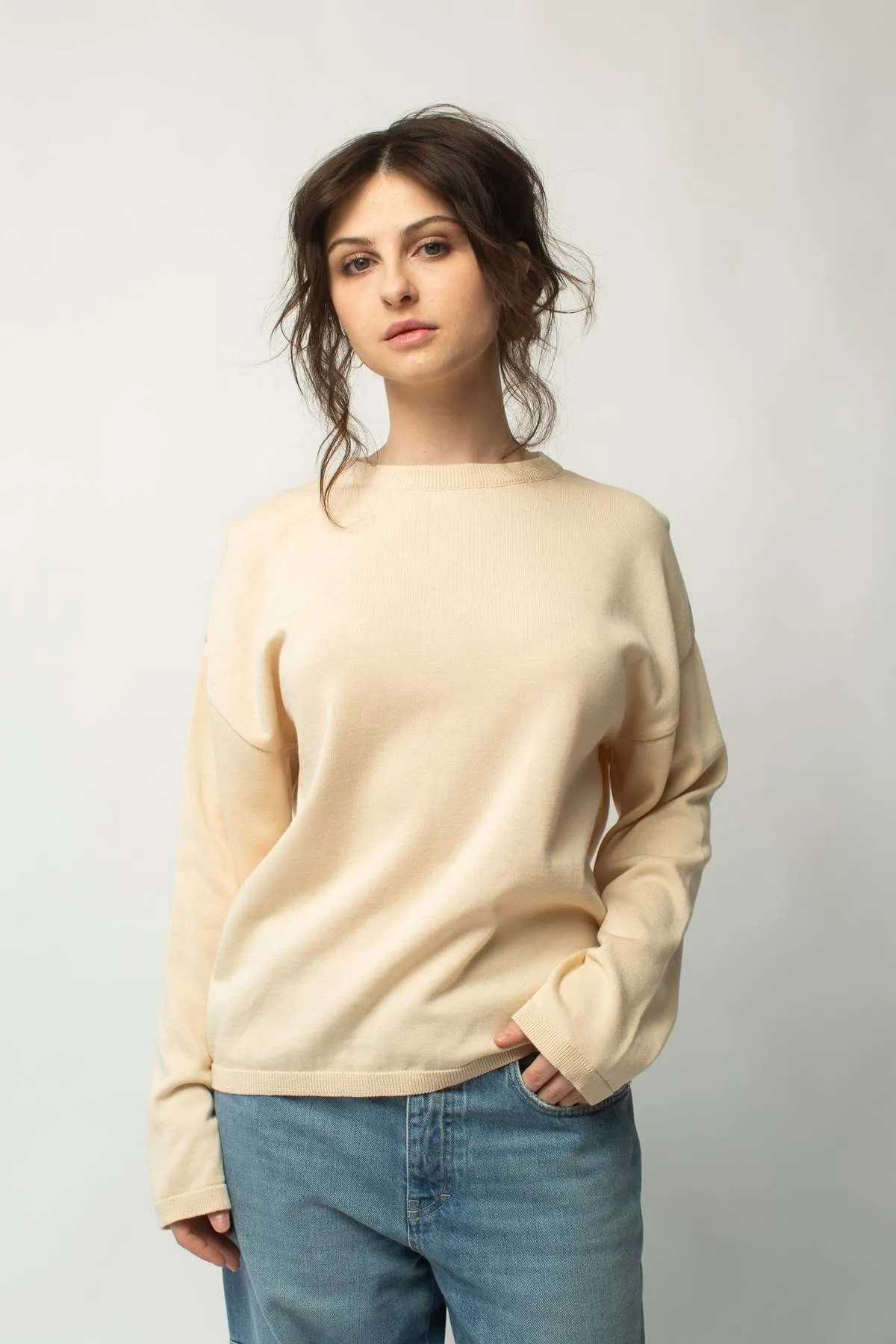 Biba Crewneck Sweater - Cream