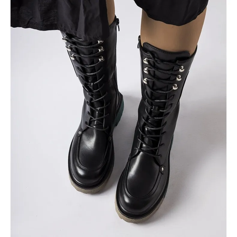 Black high boots from Nebida