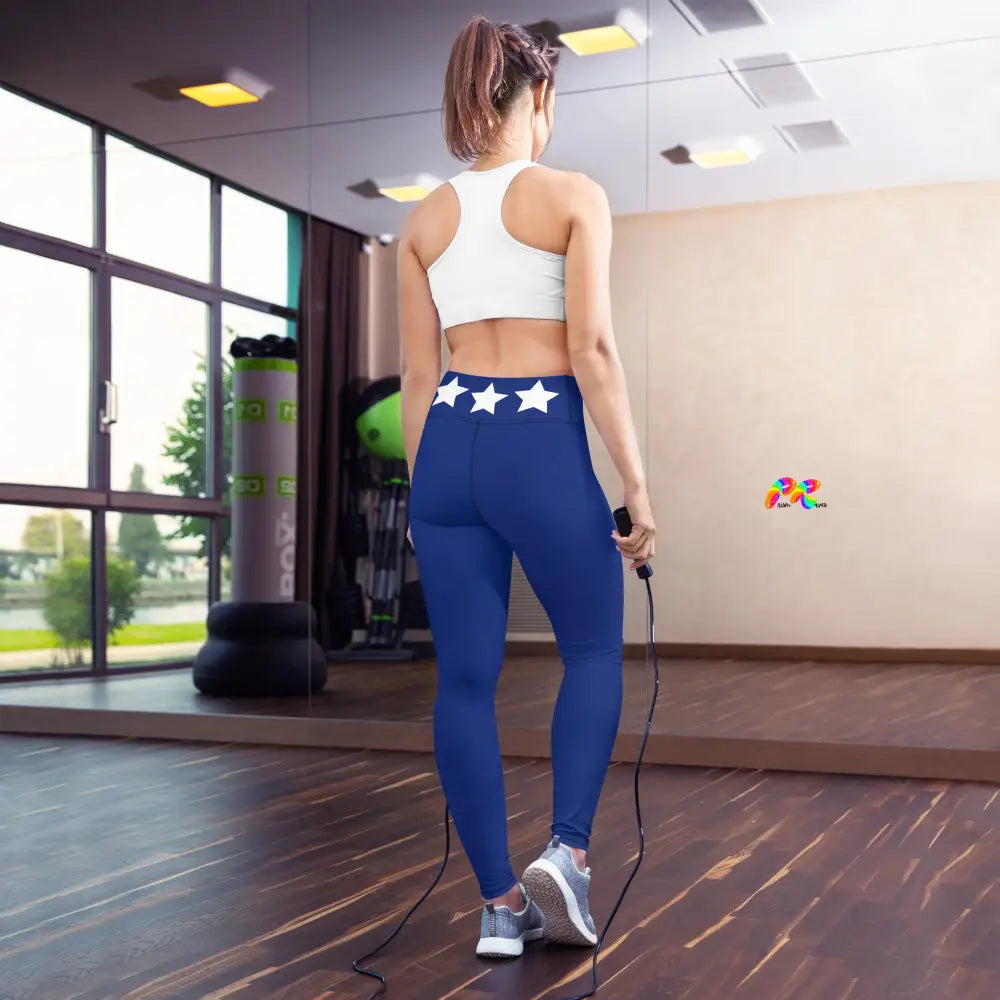 Blue Star Gym Leggings