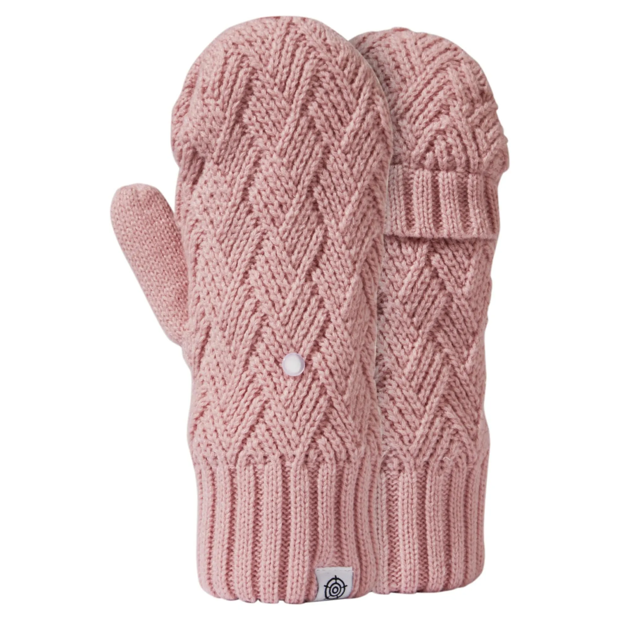 Britton Lined Mittens - Candy Floss Pink