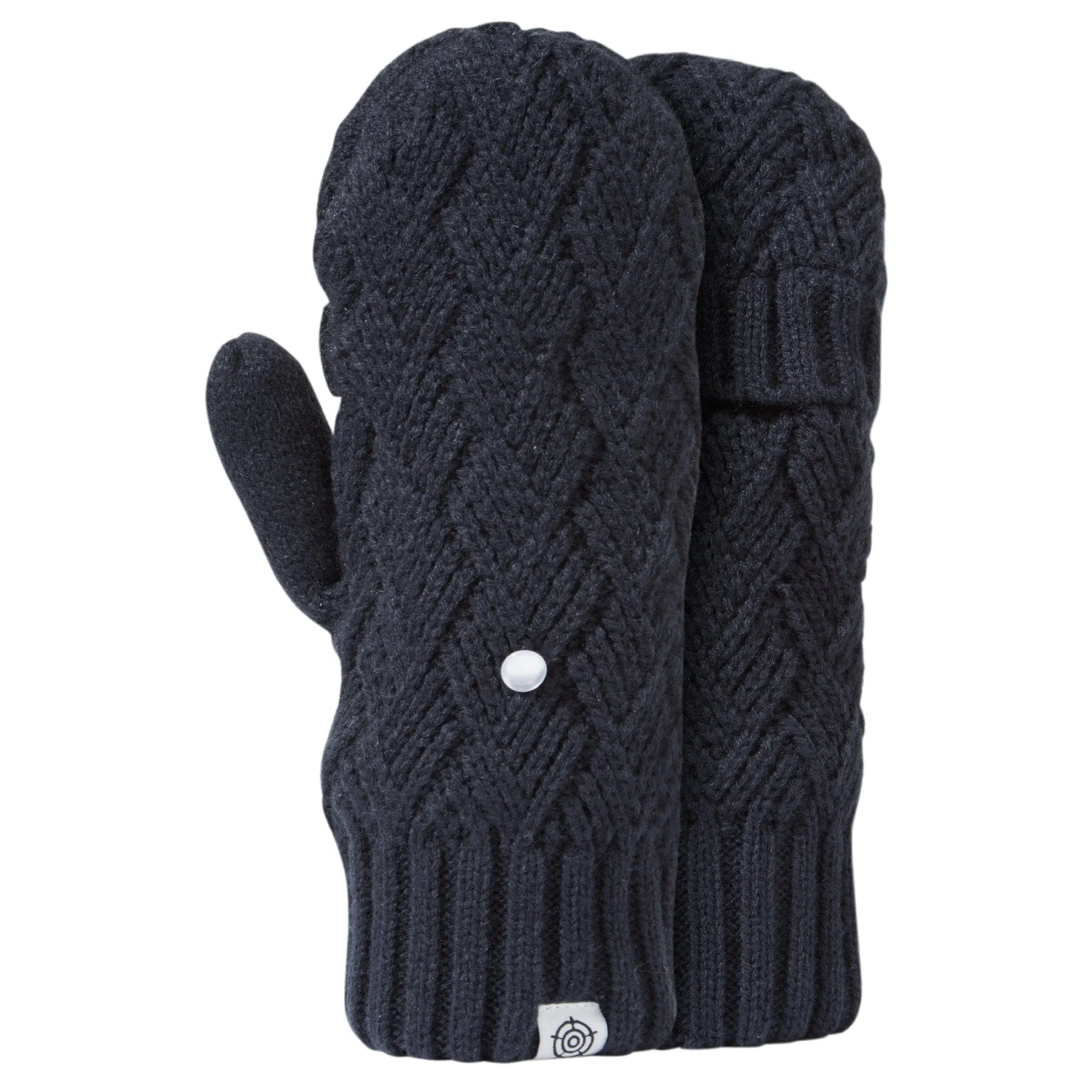 Britton Lined Mittens - Dark Indigo