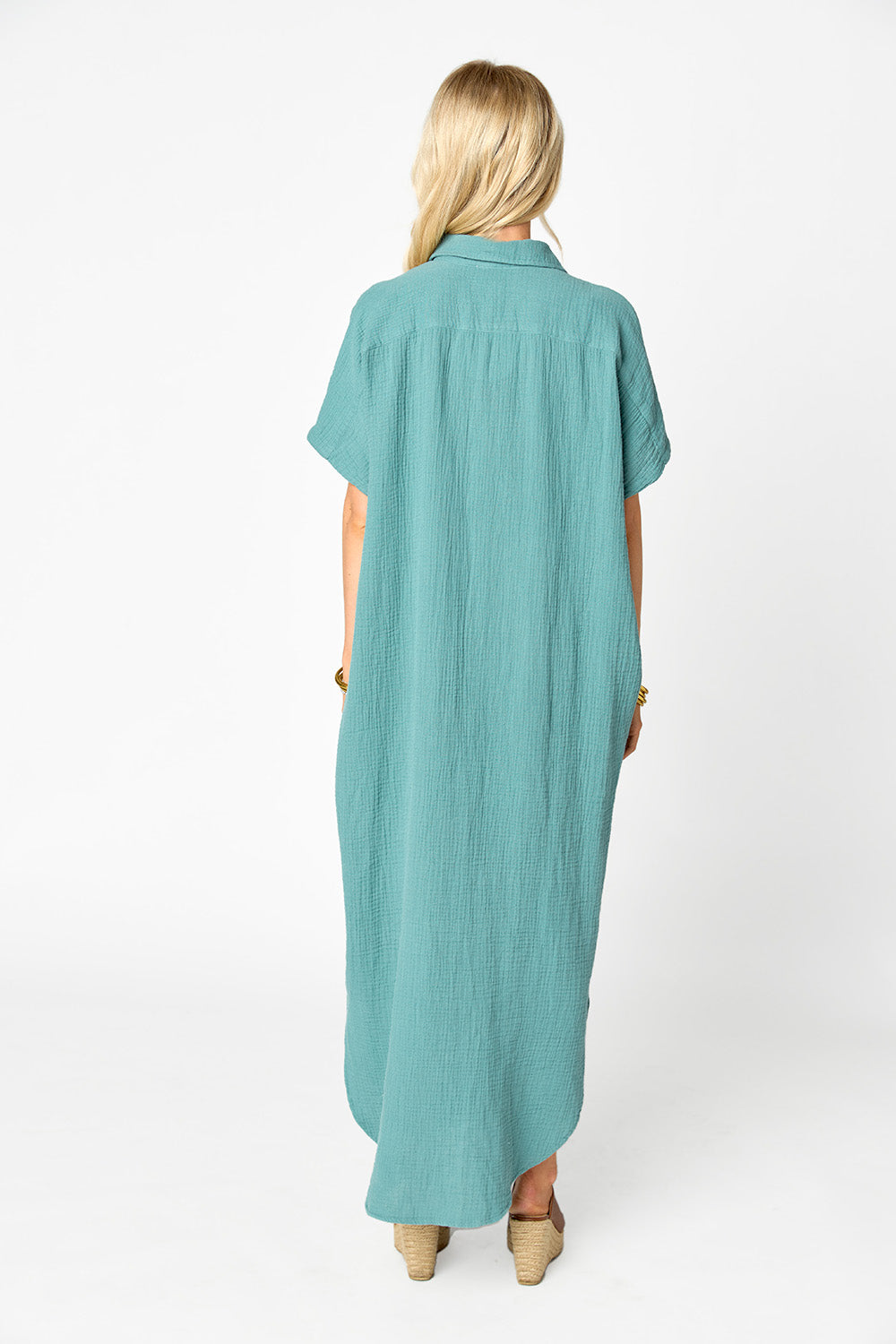 BUDDYLOVE CARMEN COVER UP MAXI DRESS - MOSS