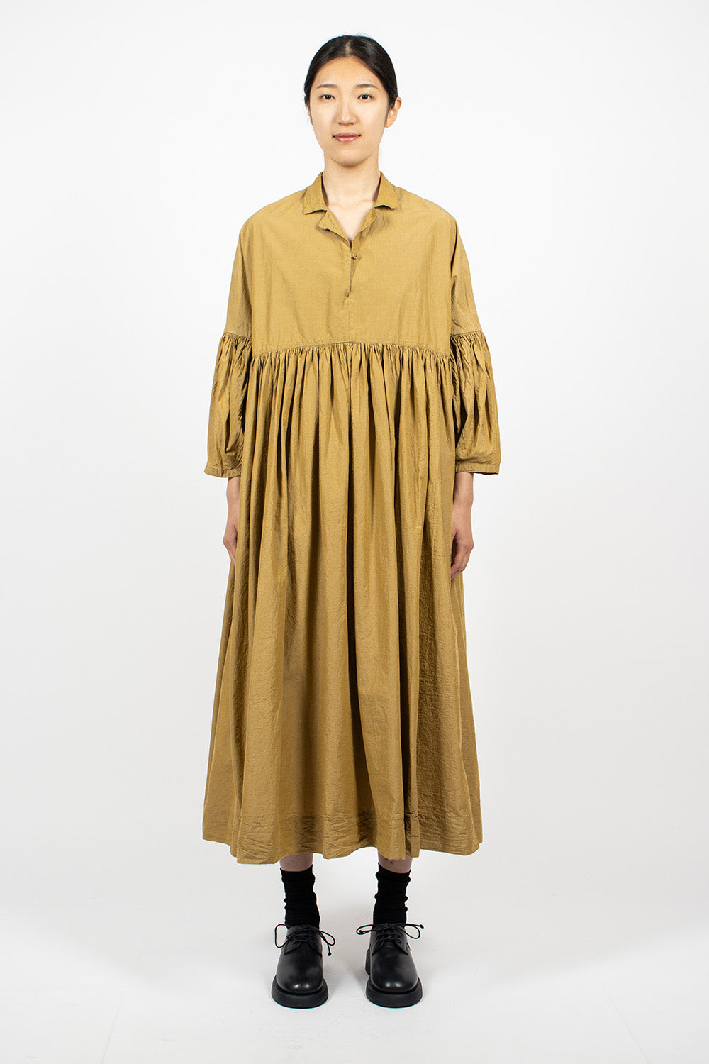 Camelia Dress Ochre