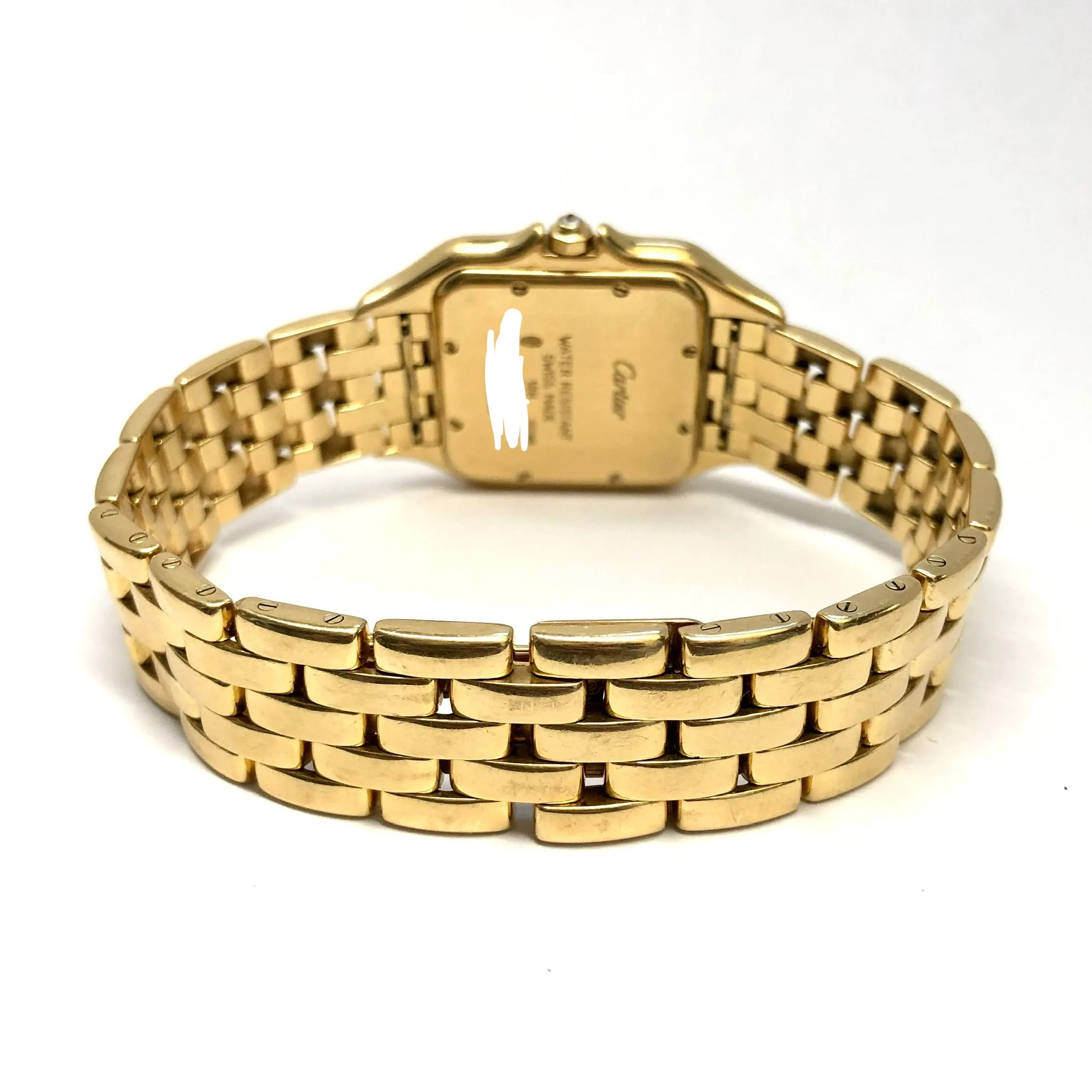 CARTIER PANTHERE 27mm 18K Yellow Gold 0.50TCW FACTORY DIAMOND Watch