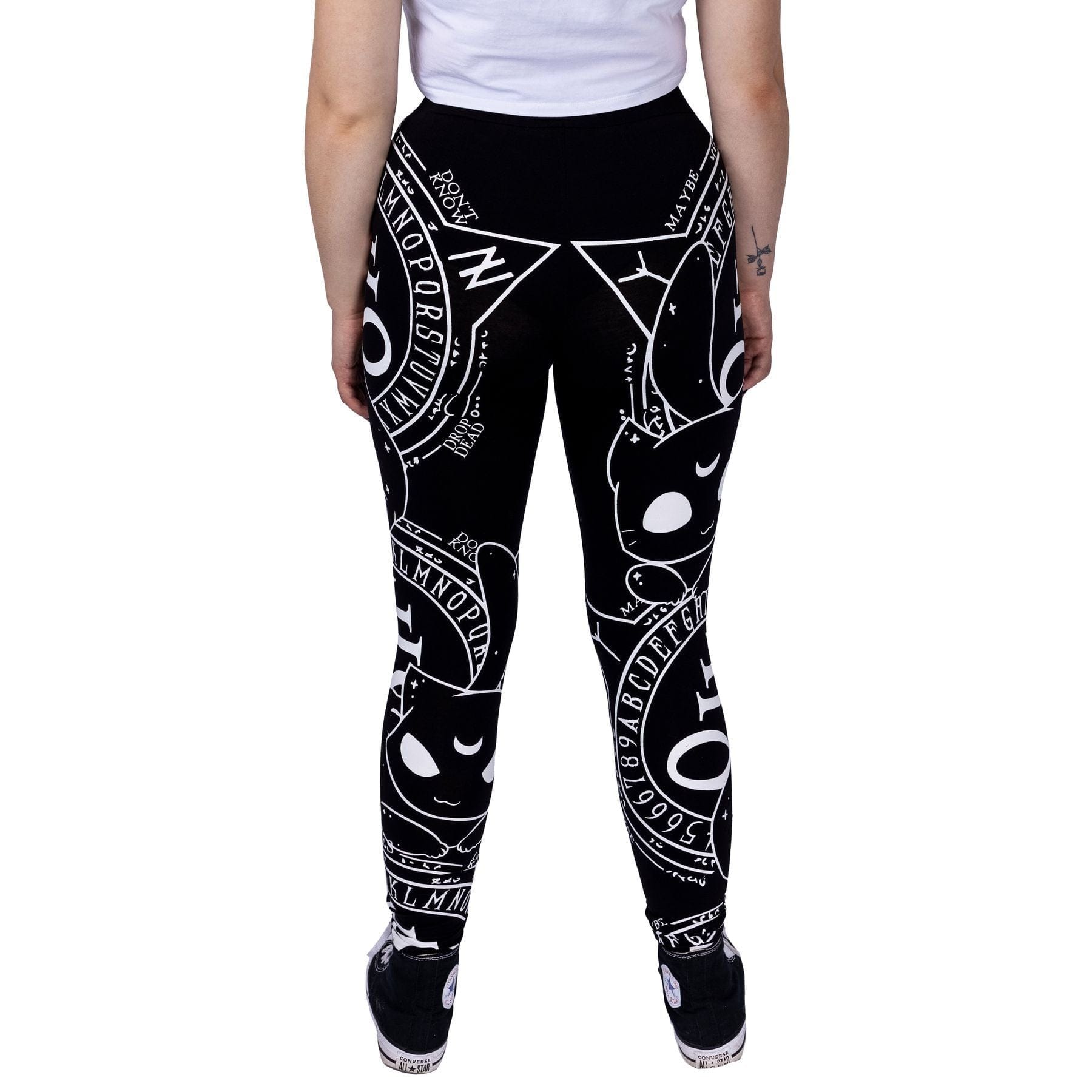 CAT CRAFT LEGGINGS - BLACK/WHITE