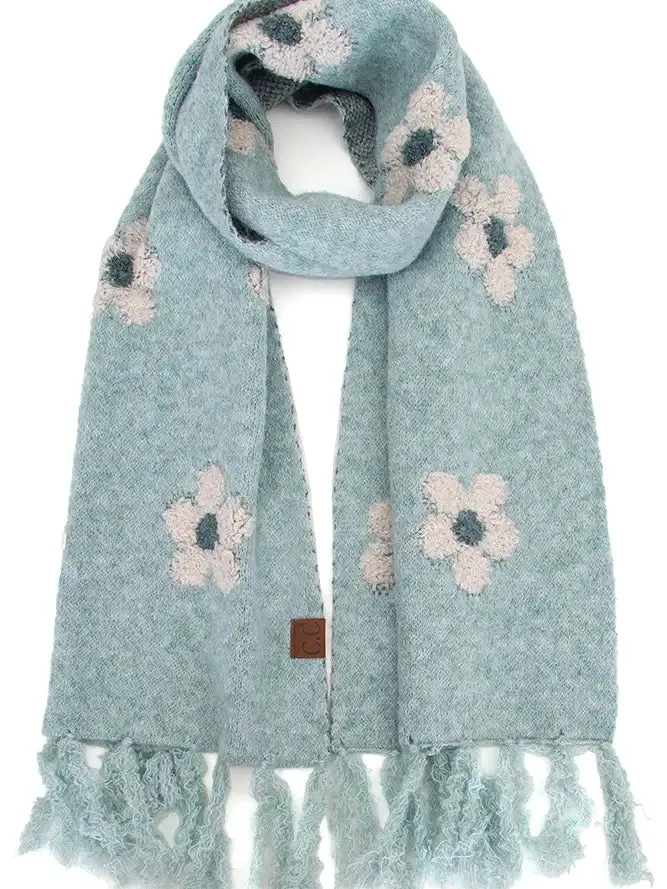 C.C Daisy Pattern Scarf