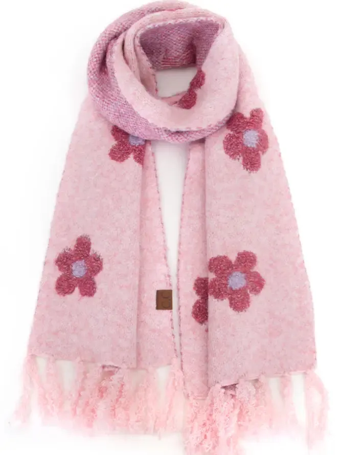 C.C Daisy Pattern Scarf