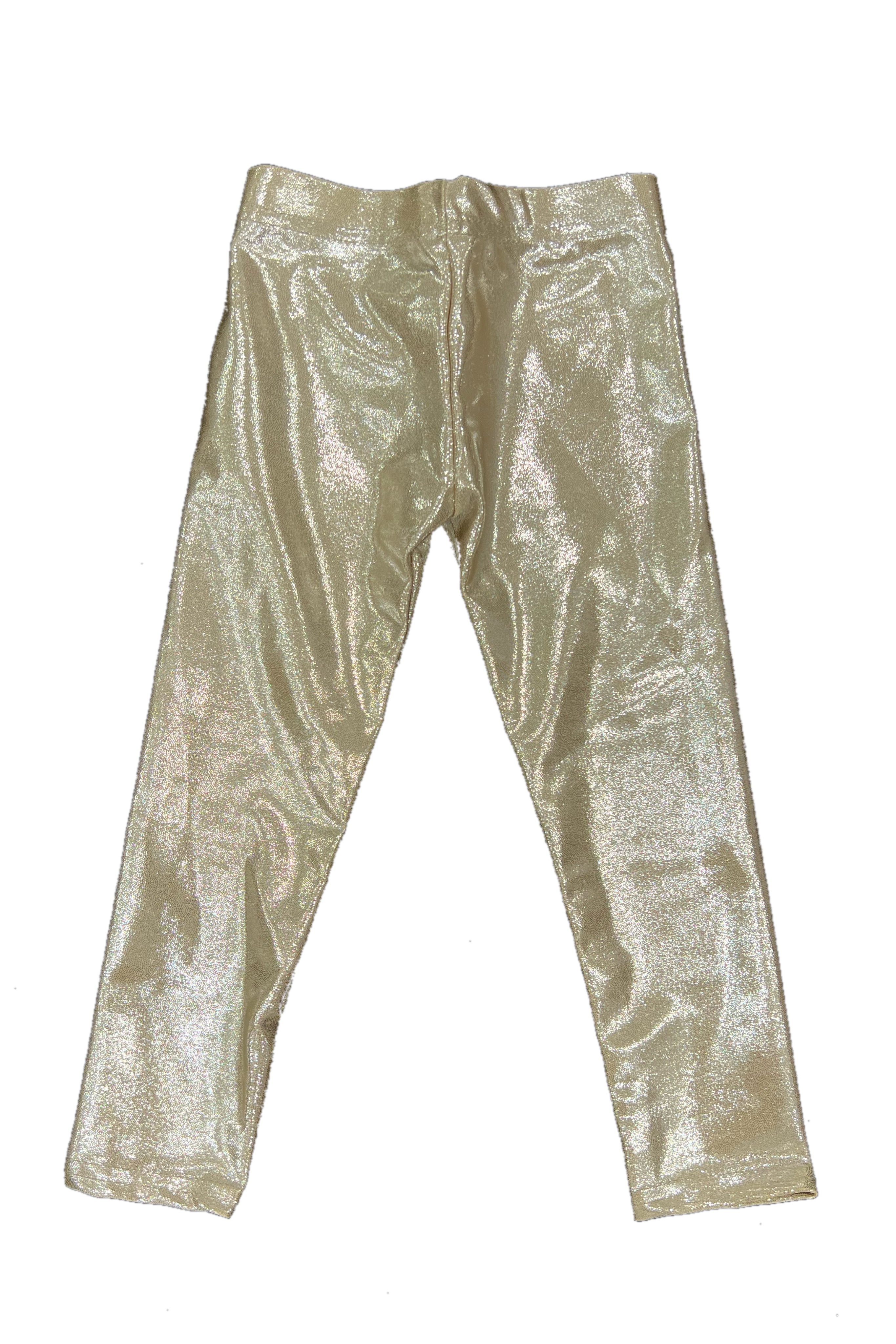 Champagne Lame Leggings