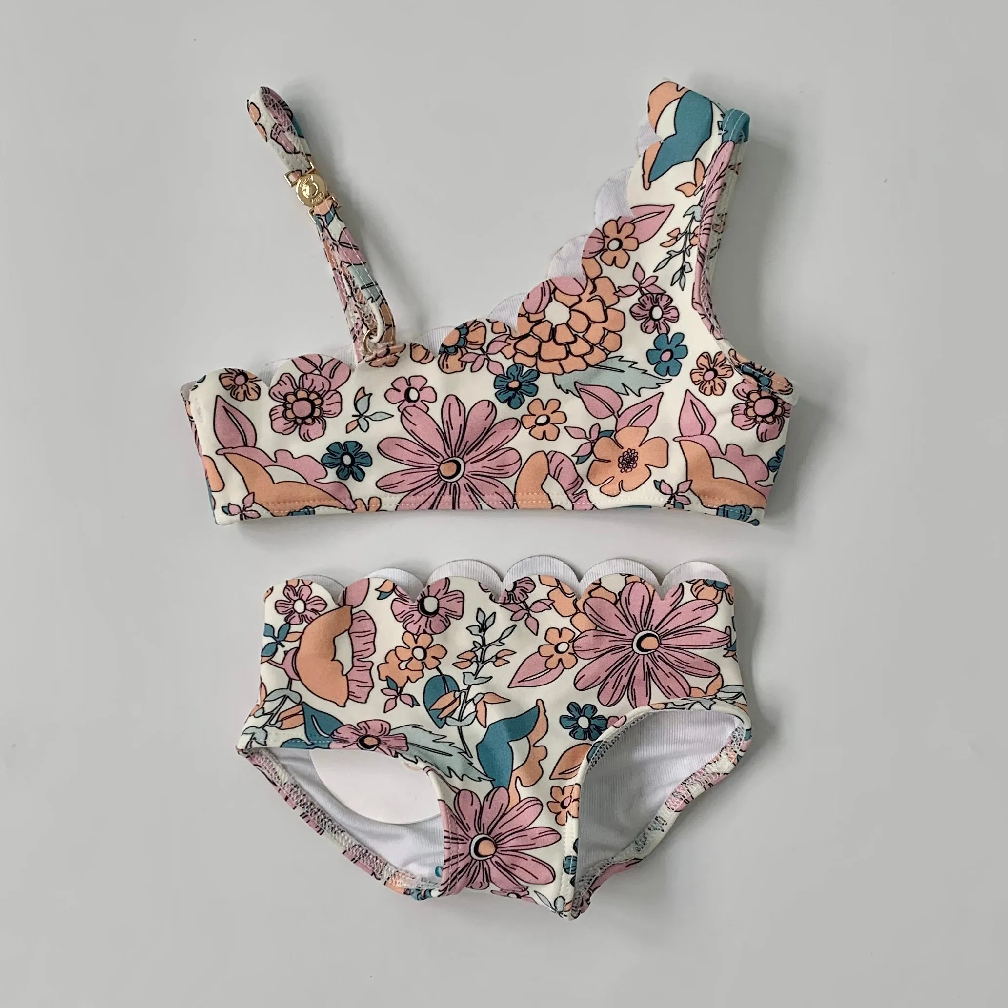 Chloé Floral Scallop Bikini: 2 Years (Brand New)