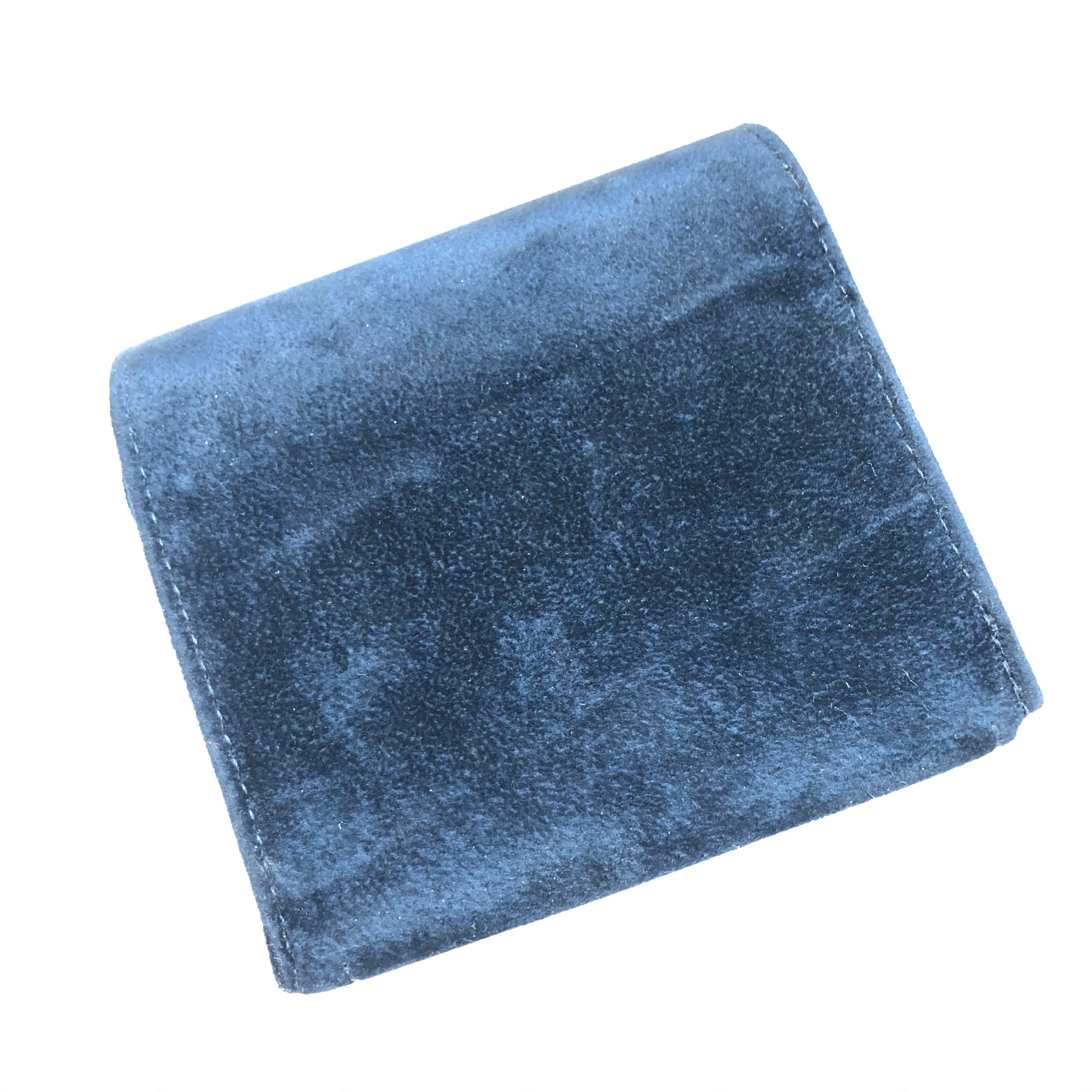 CHOPARD Blue Faux Suede Case with Holder  4 x 4 x 2 inches