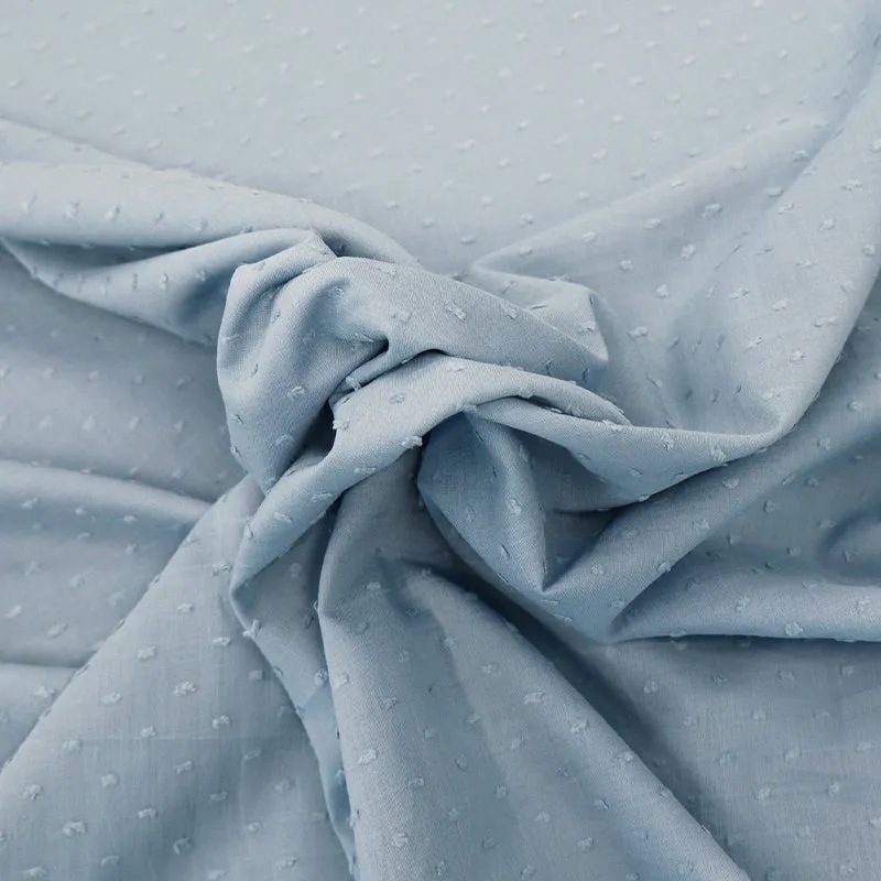 Cotton Swiss Knot - Dusky Blue