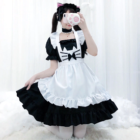 Cute Cat Maid Dress AD12790