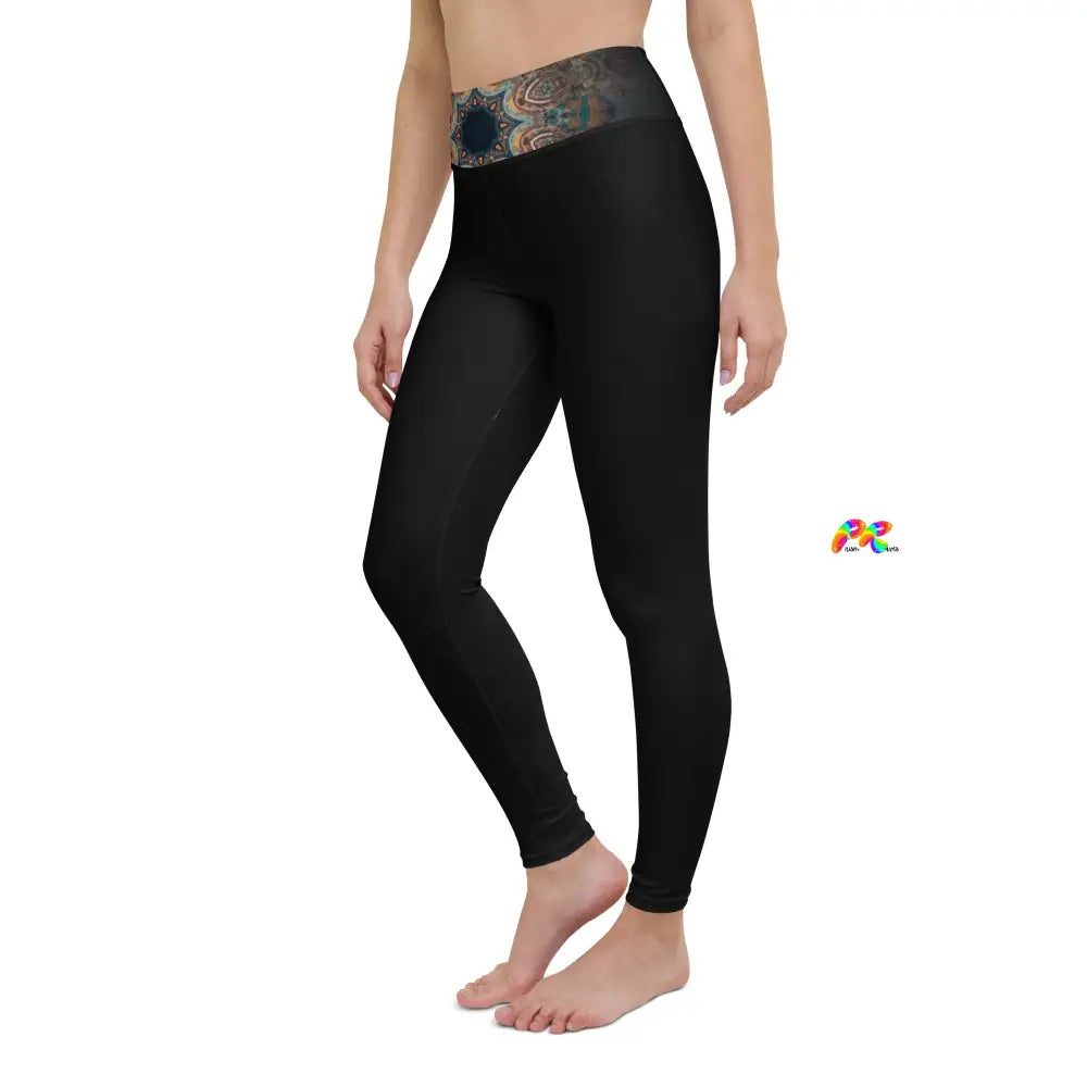 Dark Mandala Yoga Leggings