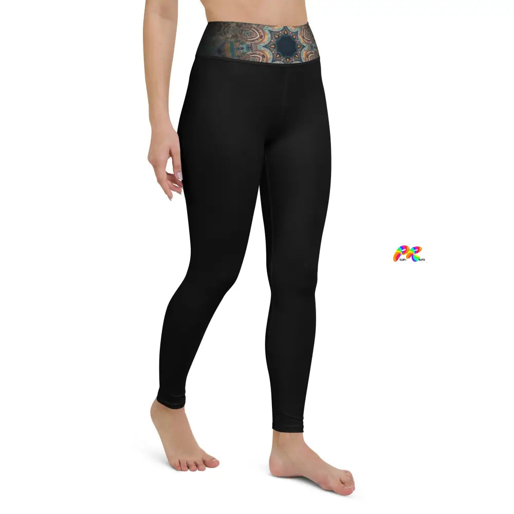 Dark Mandala Yoga Leggings