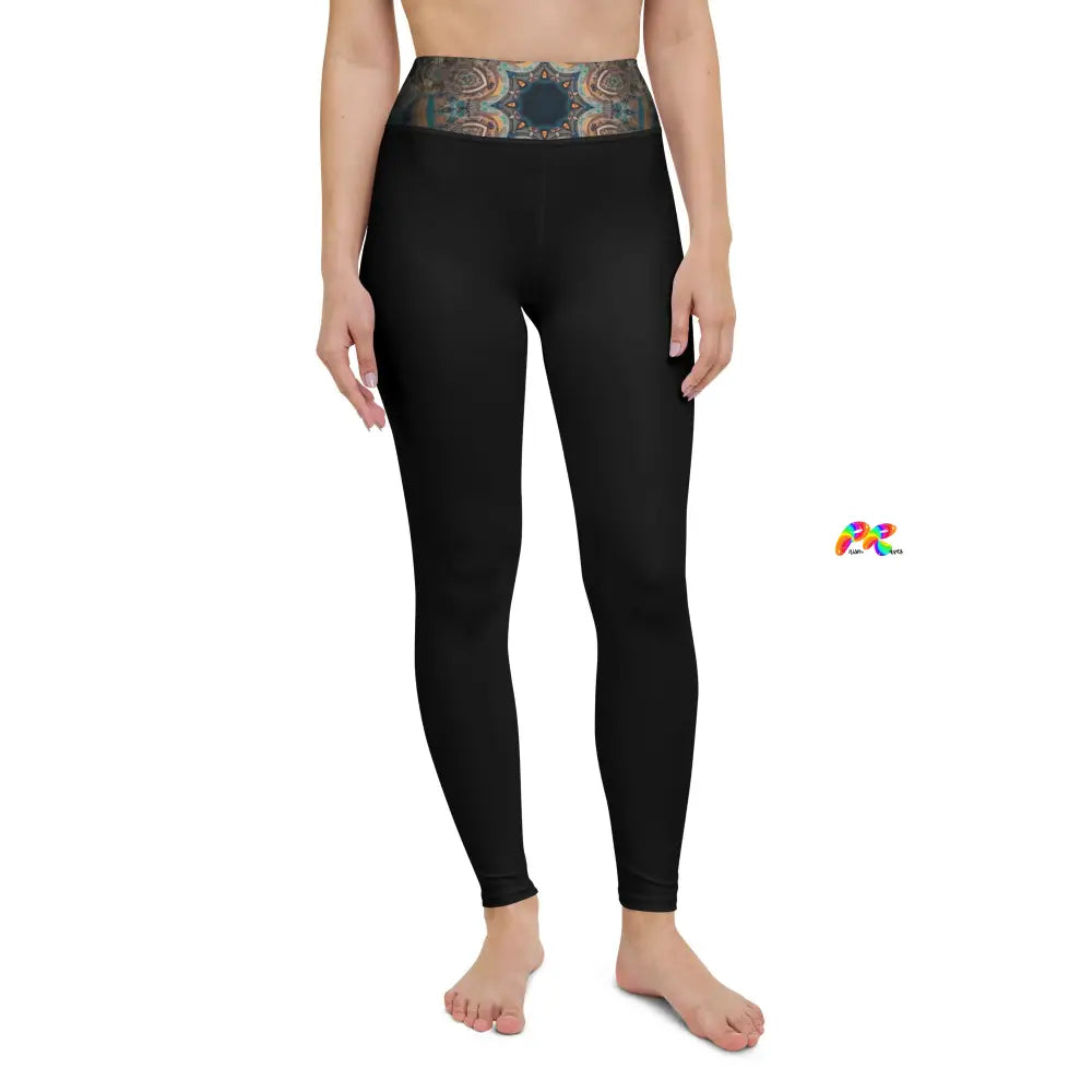 Dark Mandala Yoga Leggings