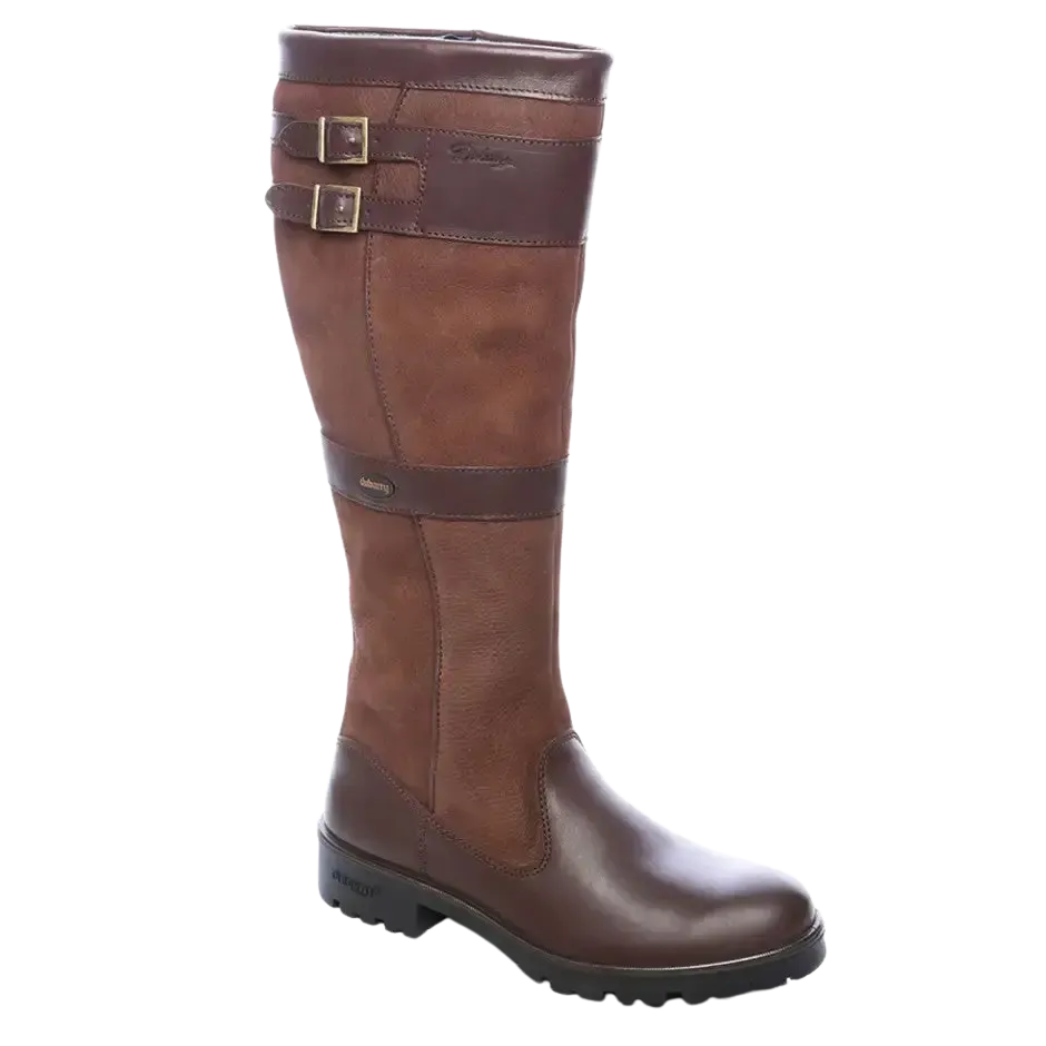 Dubarry Longford Leather Boots in Walnut