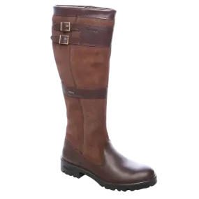 Dubarry Longford Leather Boots in Walnut