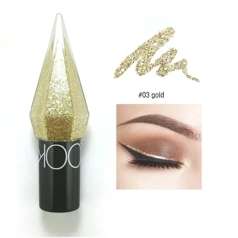 Eyes Makeup, Waterproof Diamonds Glitter Eyeshadow Eyeliner Pencil