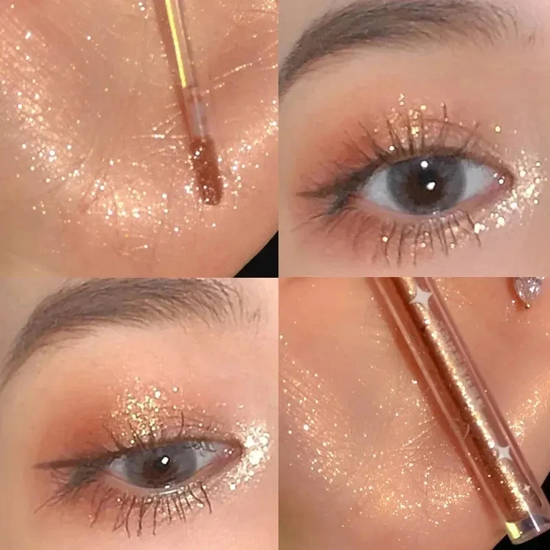 Eyes Makeup, Waterproof Diamonds Glitter Eyeshadow Eyeliner Pencil