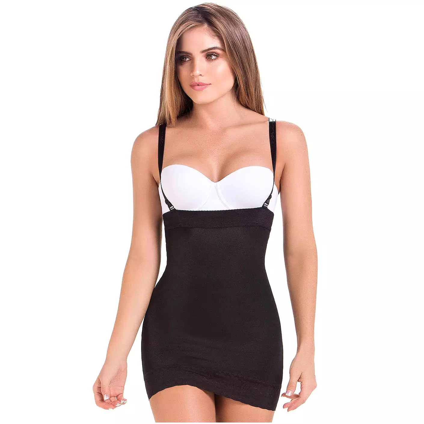 Fajas MariaE FU112 | Shapewear Slip Dress For Women | Tummy & Hips Enhancement | Triconet