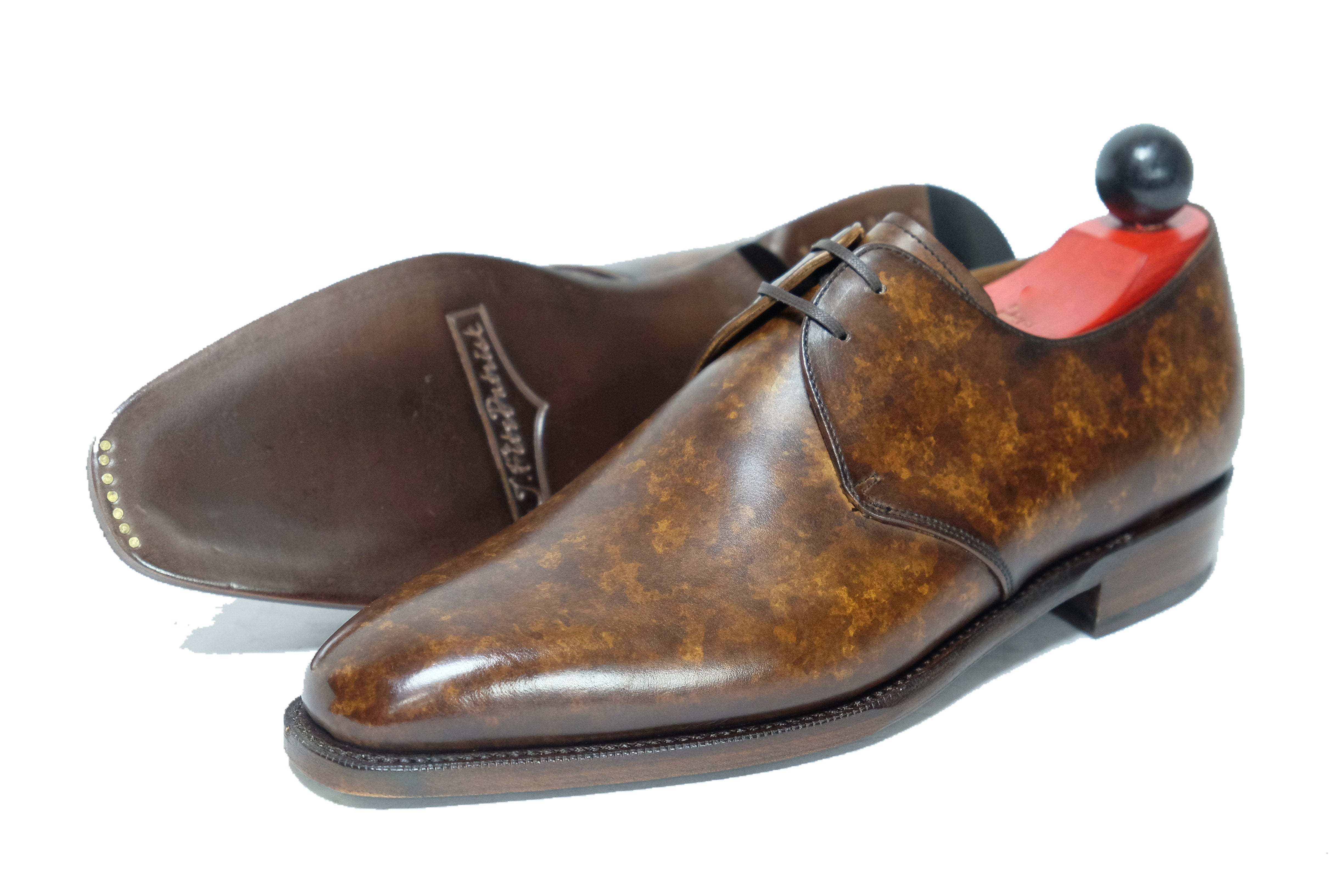 Fremont - MTO - Copper Marble Patina - LPB Last - Single Leather Sole