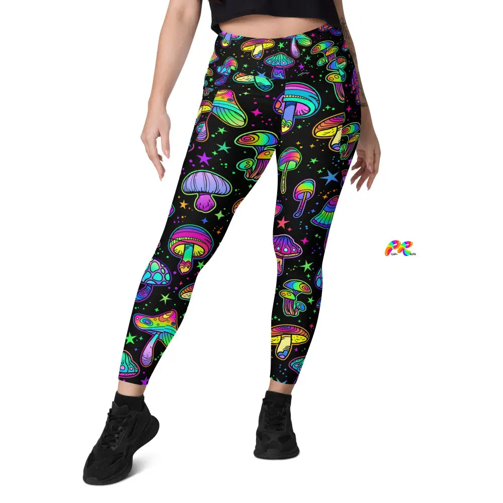 Fungi Dreamscape Rave Leggings