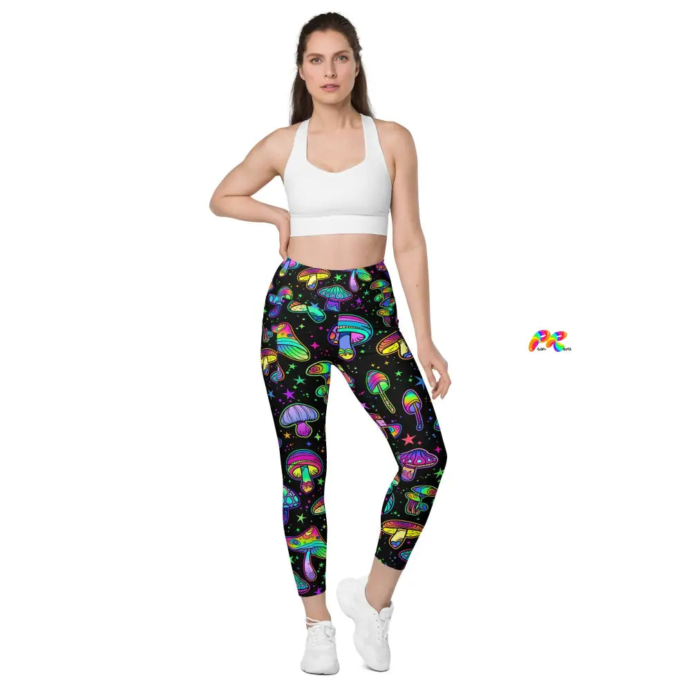 Fungi Dreamscape Rave Leggings