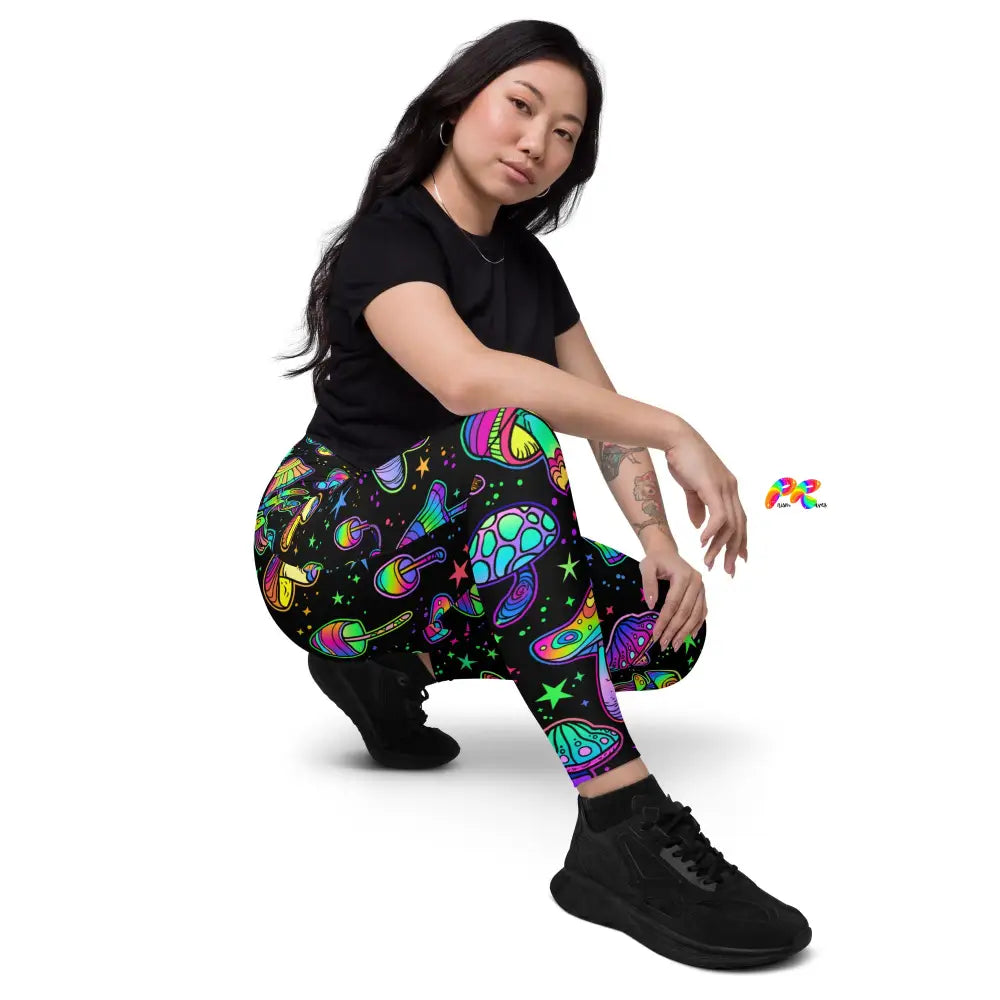 Fungi Dreamscape Rave Leggings