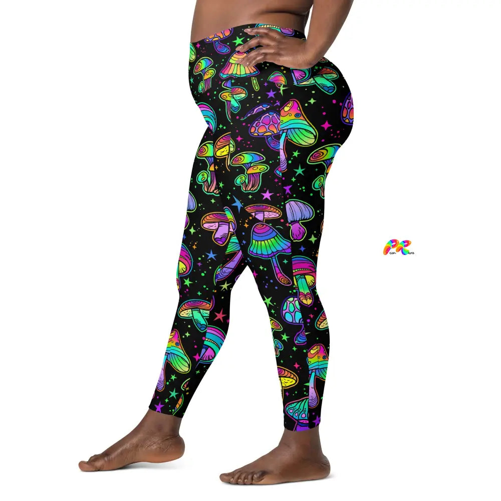 Fungi Dreamscape Rave Leggings