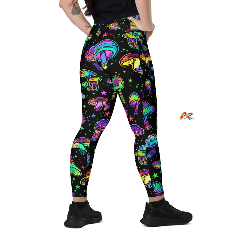 Fungi Dreamscape Rave Leggings