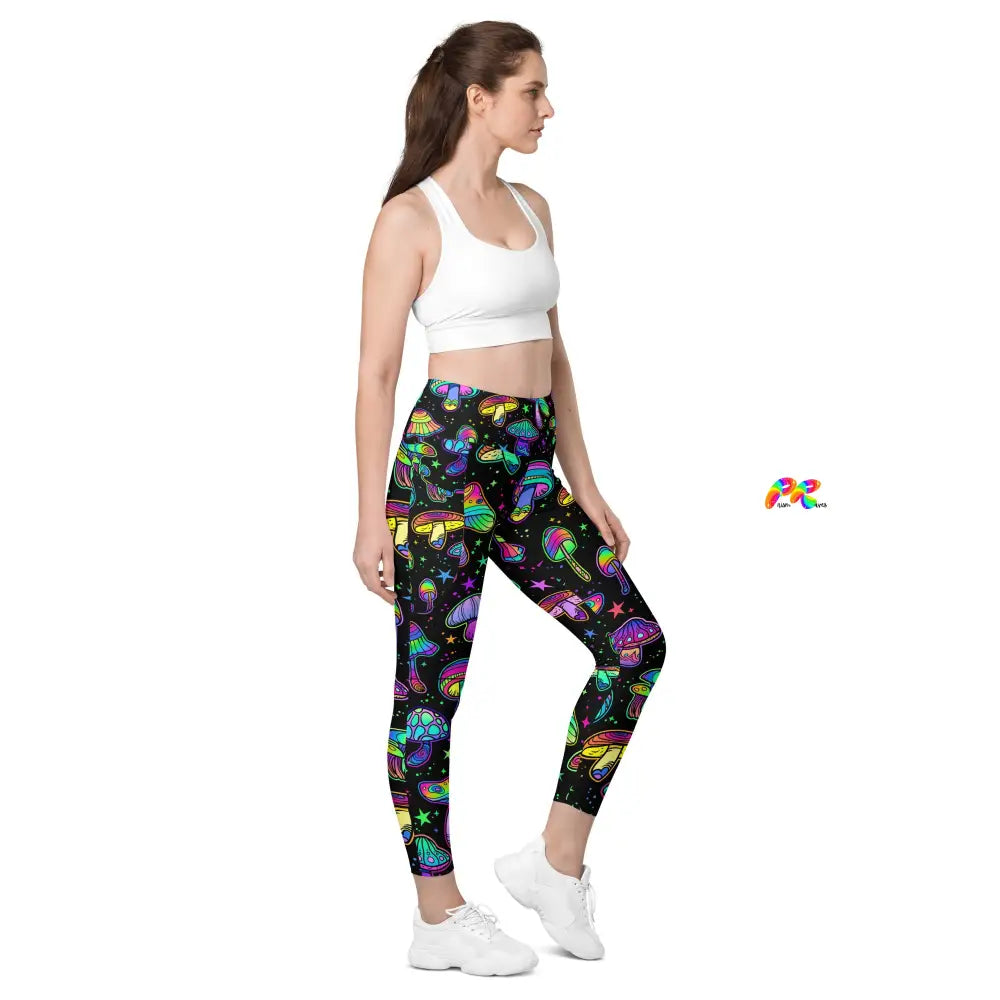 Fungi Dreamscape Rave Leggings