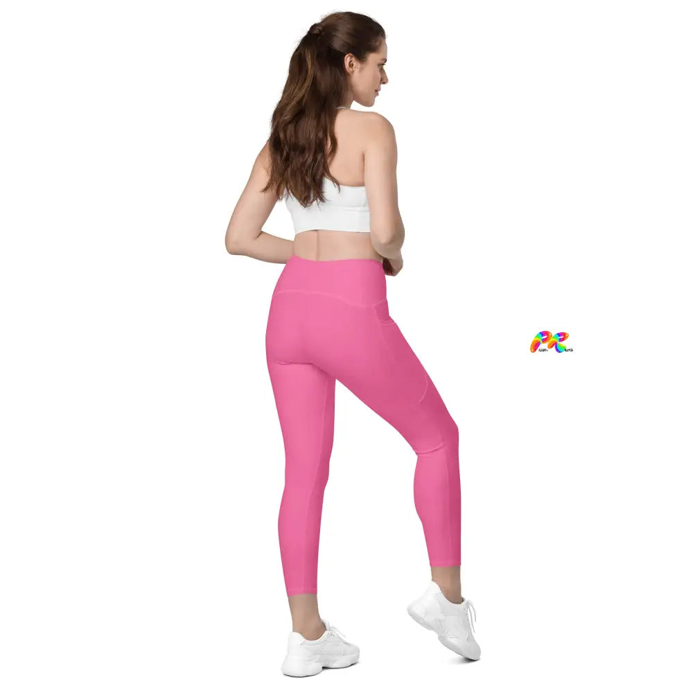 Fuscia Festival Gym Leggings