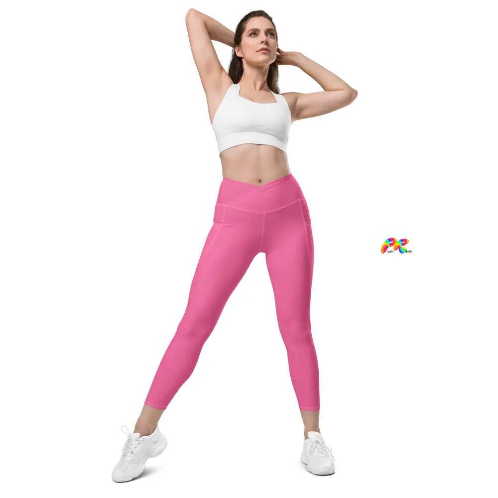 Fuscia Festival Gym Leggings