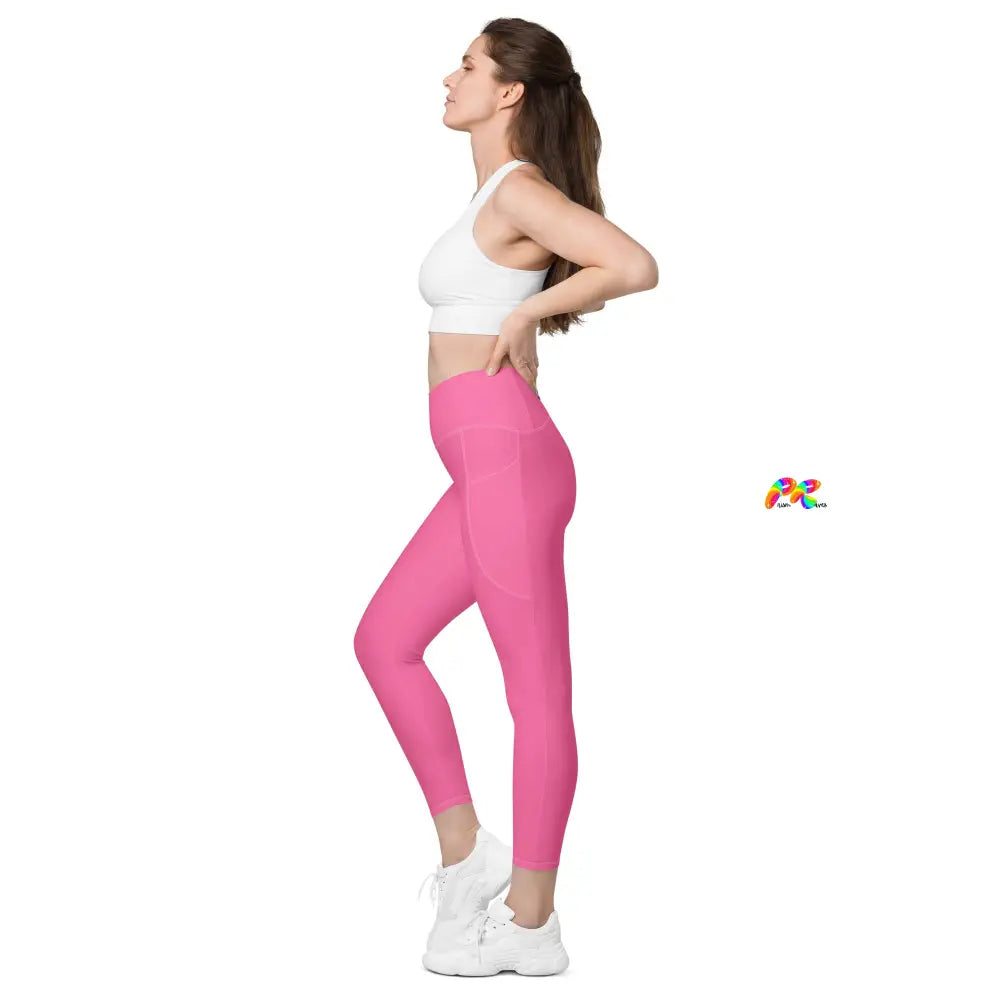 Fuscia Festival Gym Leggings