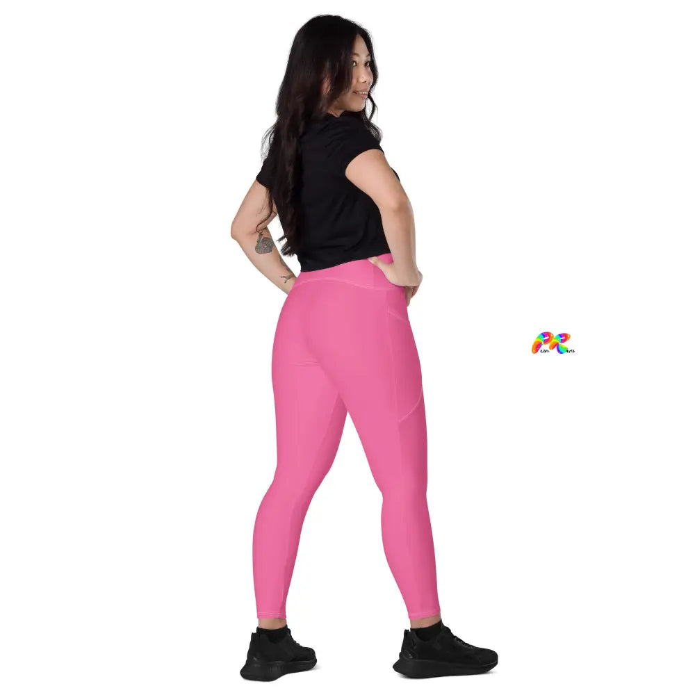 Fuscia Festival Gym Leggings