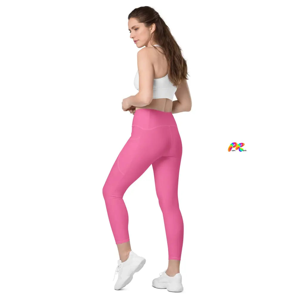 Fuscia Festival Gym Leggings