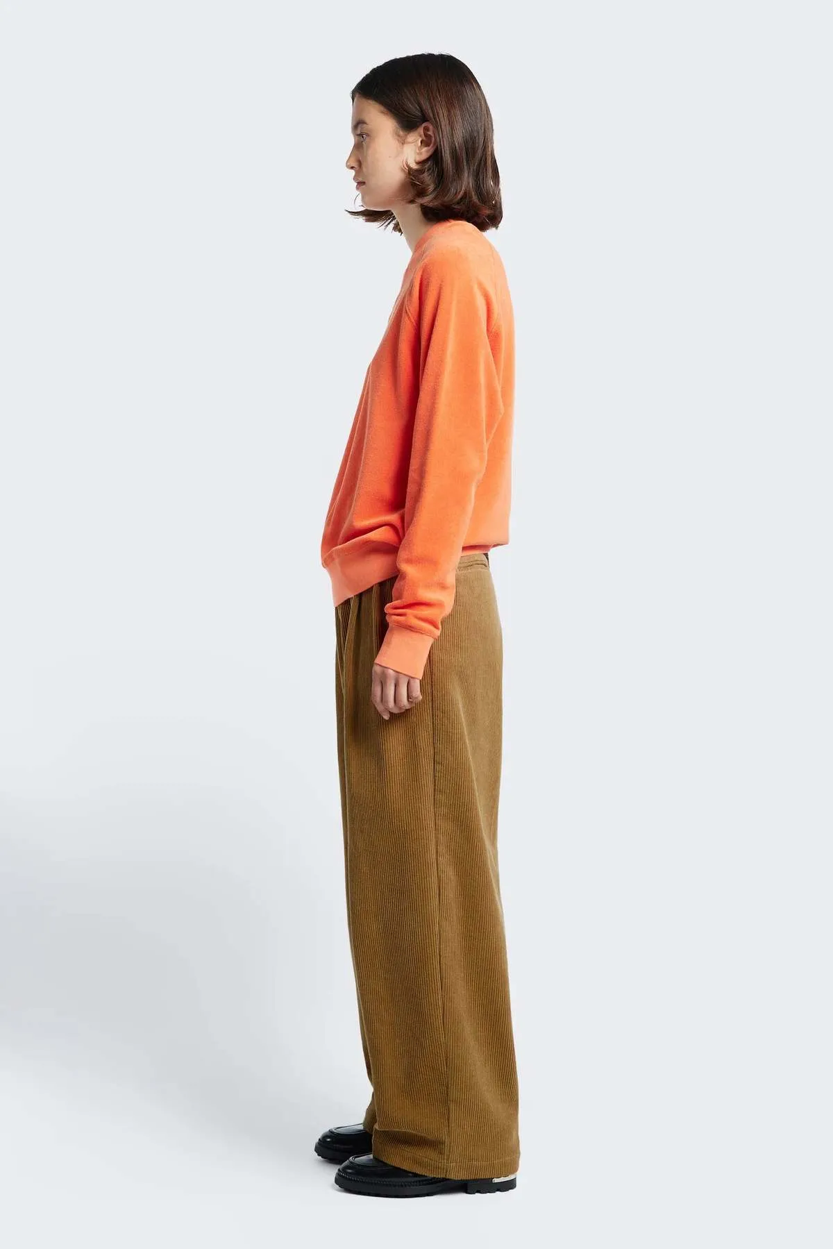 Hero Towelling Sweater - Tangerine