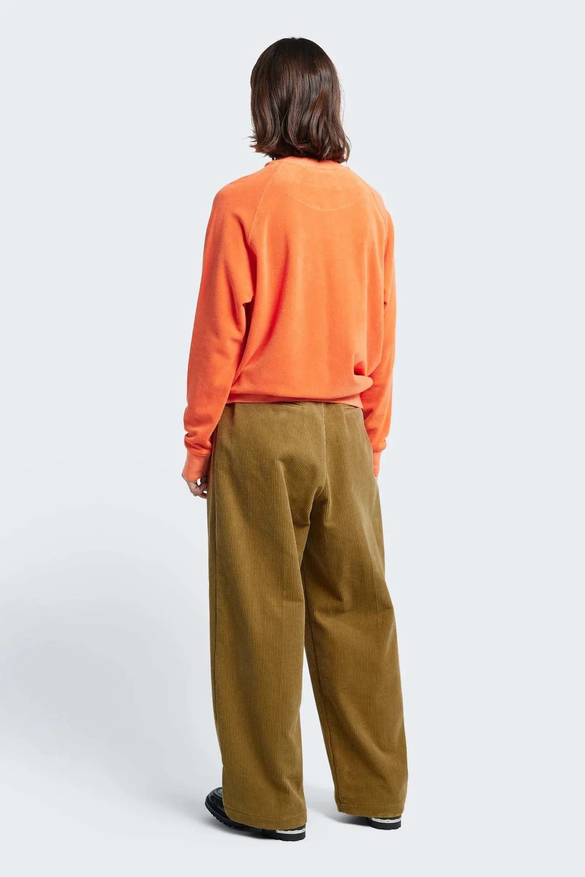 Hero Towelling Sweater - Tangerine