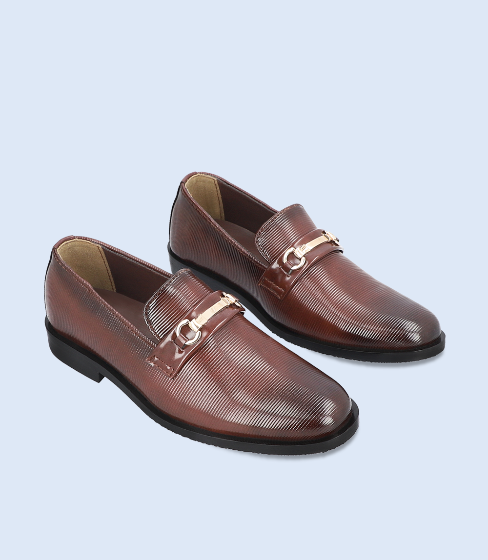 KB0067-BROWN-Boys Formal Moccassion