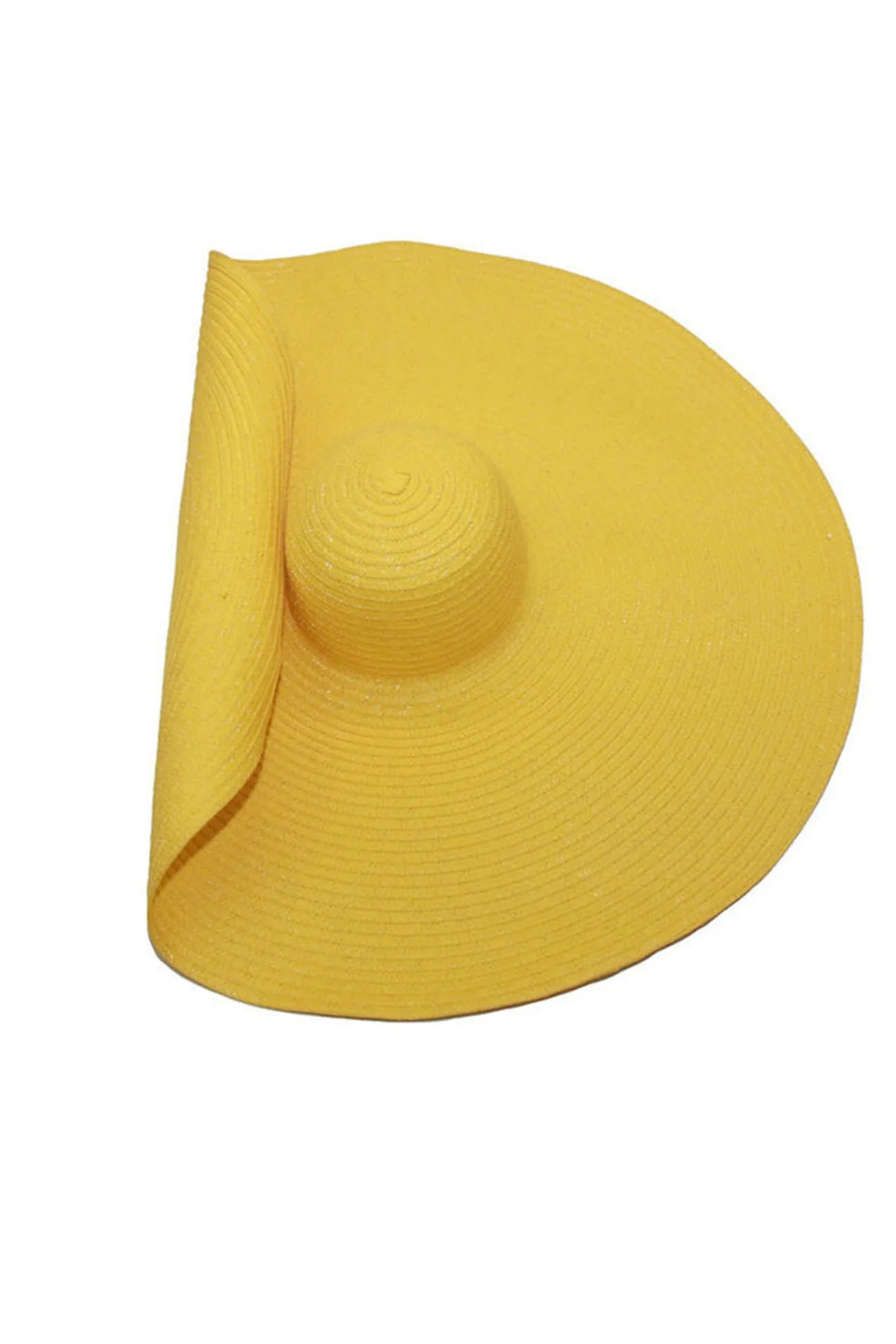 Large Brim Foldable Straw Hat