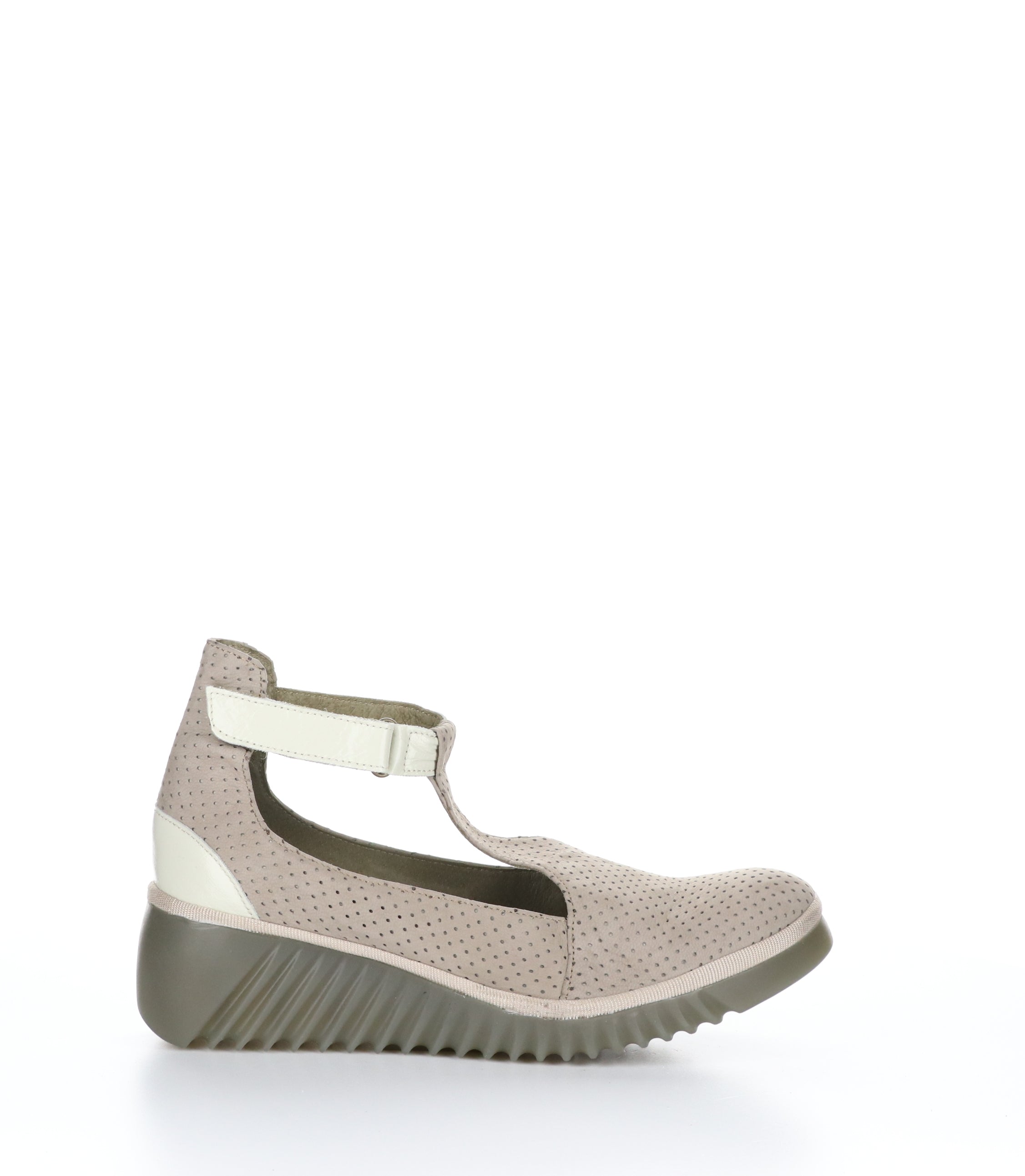 LEDA359FLY CONCRETE/OFFWHT Wedge Shoes