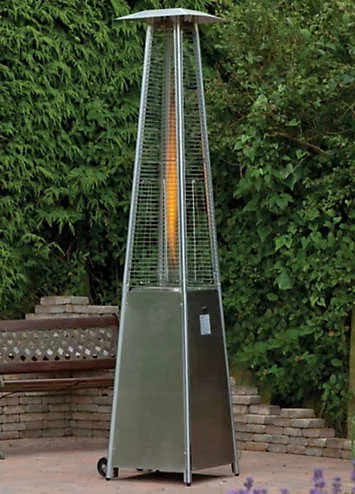 Lifestyle Tahiti II Stainless Steel Flame Heater | Kaleidoscope