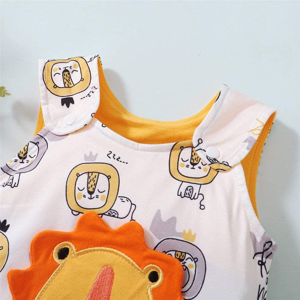 Lion Rompers  Overalls