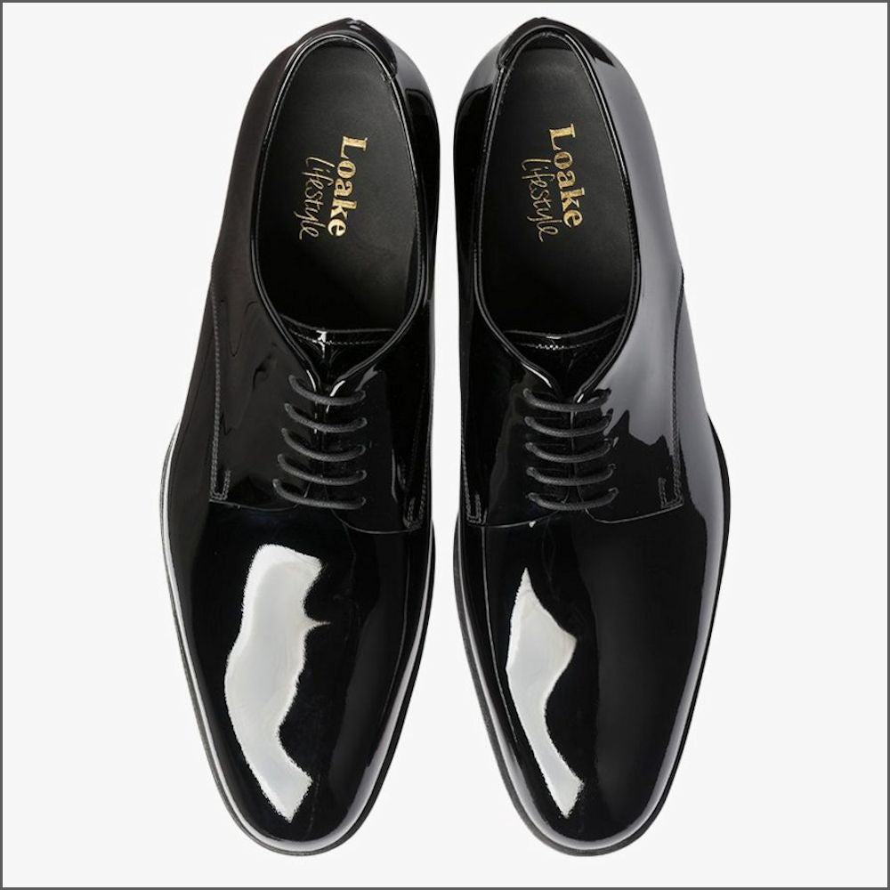 Loake Bow Black Leather Dress Shoe*