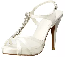 Membur Carolina Platform Ivory Sandal-6512