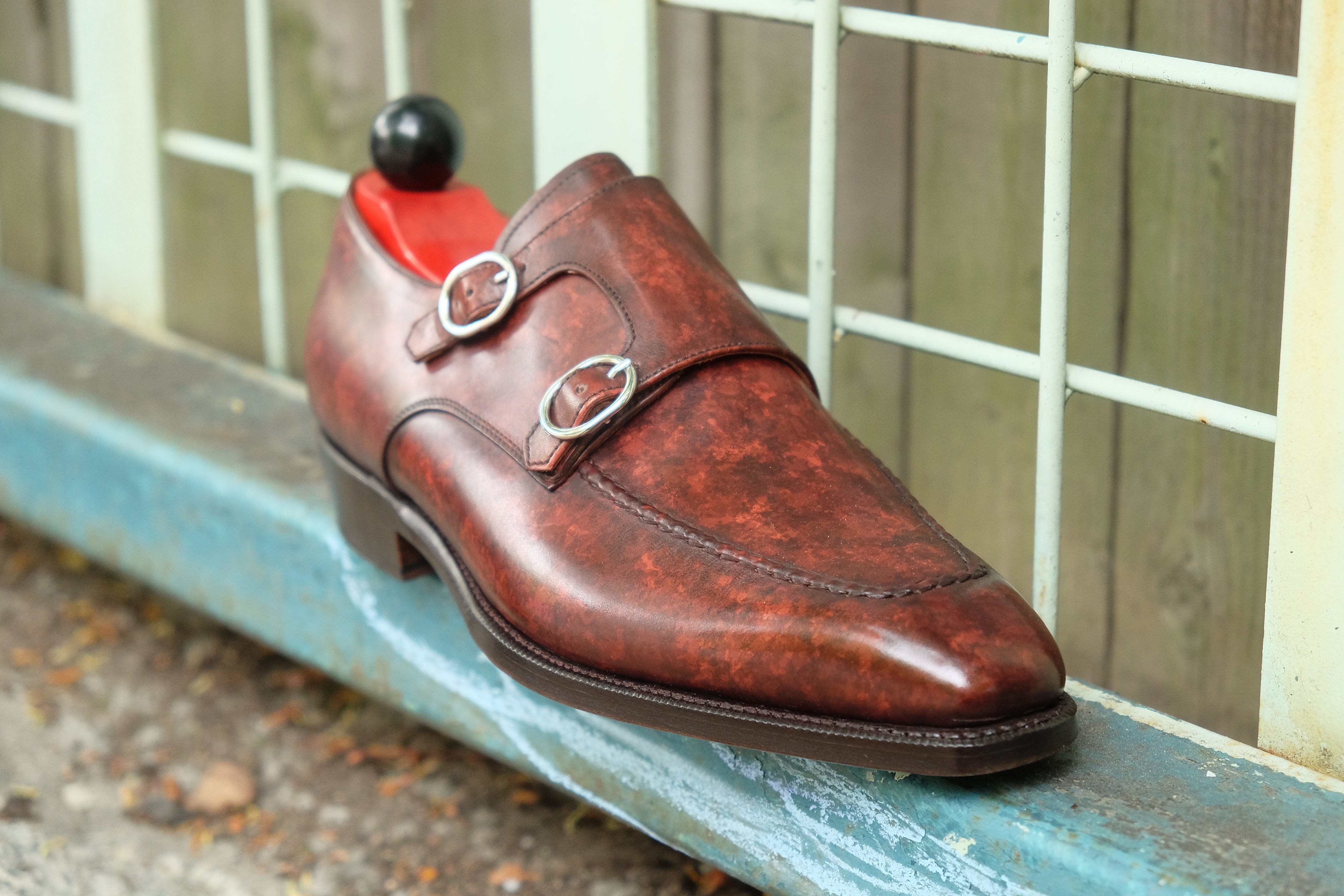 Montlake - MTO - Walnut Marble Patina - LPB Last - Single Leather Sole